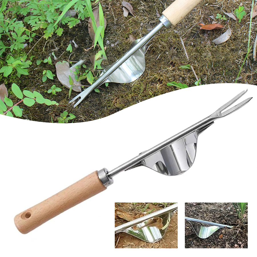 Gardening Tools To Remove Weeds - Handheld Weeder Tool Stainless Steel with