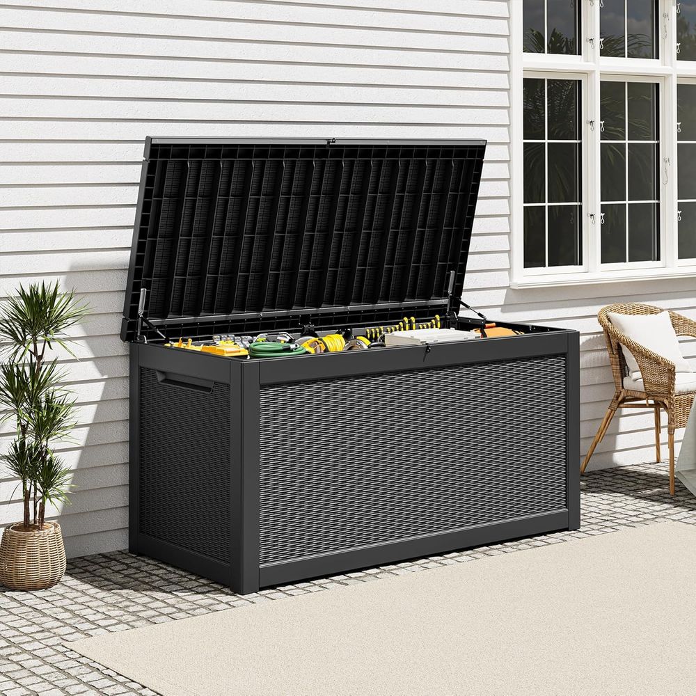 Gardening Tools And Uses - Weatherproof and UV-Resistant Outdoor Storage Deck
