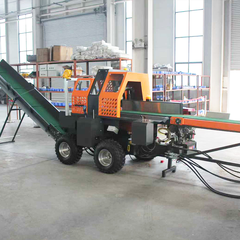 Gardening Tools Video - Diesel Log Splitter Log Separator Wood