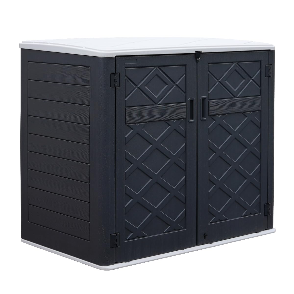 Gardening Tool - Weather-Resistant Horizontal Outdoor Storage Box 38