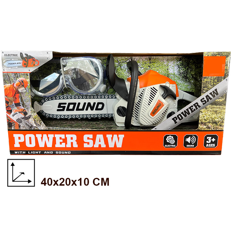 Toy Chainsaw with Goggles Chil - Gardening Tools Kids Set のレビューと価格