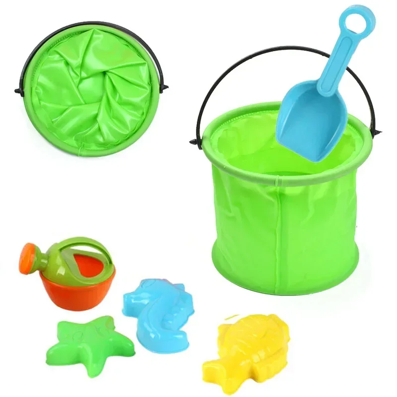 Beach Sand Bucket Toy  Collaps - Gardening Tools Kids Set のレビューと価格