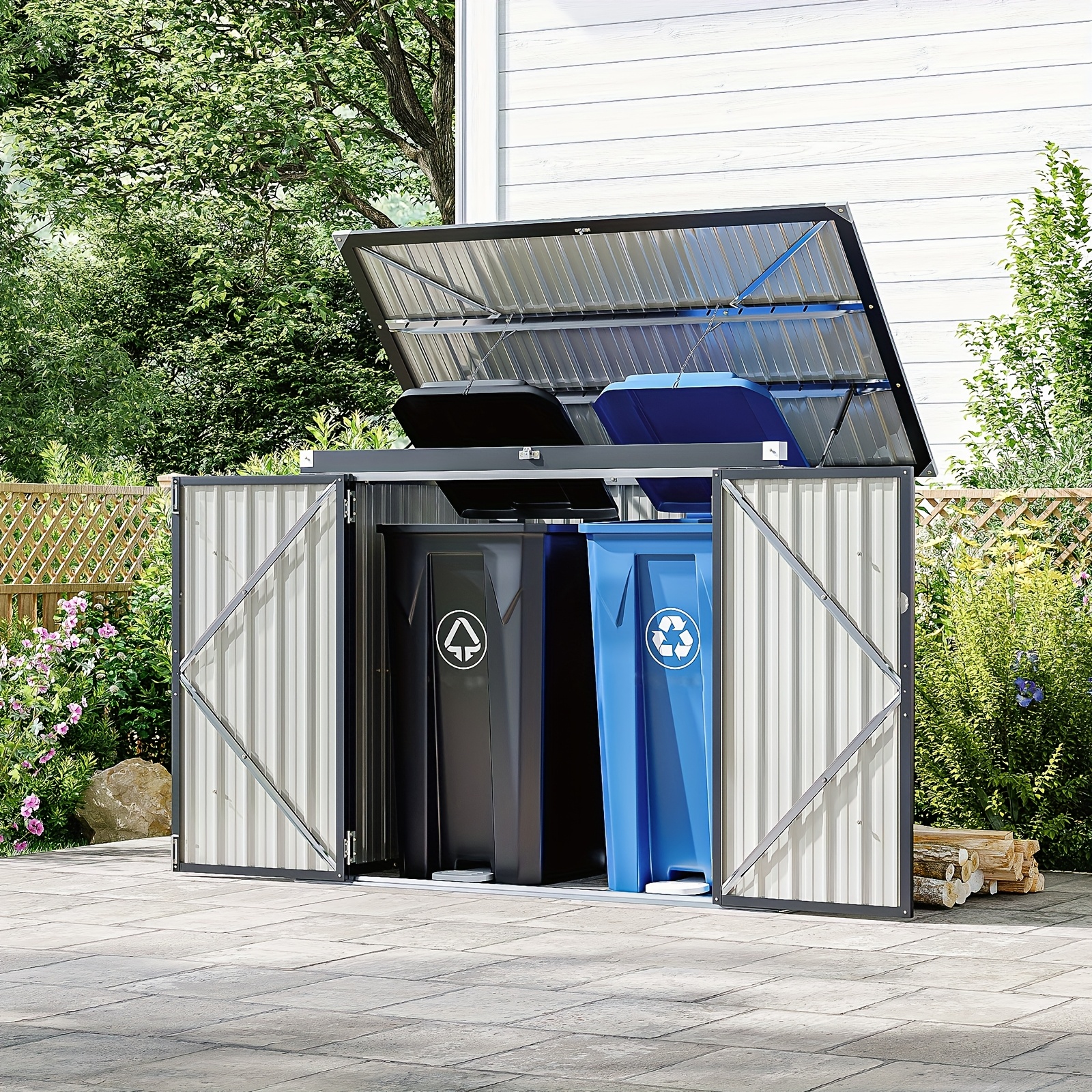 Nordivale Outdoor Trash Can St - Gardening Tools And Uses のレビューと価格