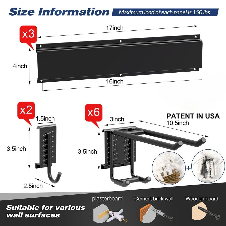 Heavy Duty Garage Storage Rack - Gardening Tools Organizer のレビューと価格