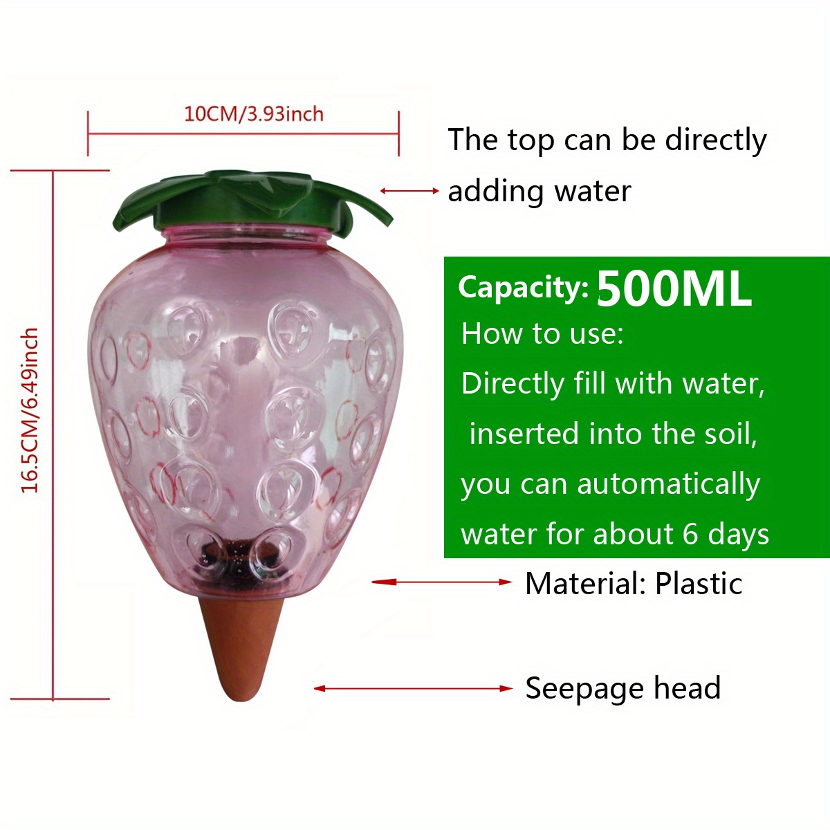 2 Pcs Automatic Watering Tool  - Gardening Tools Water のレビューと価格