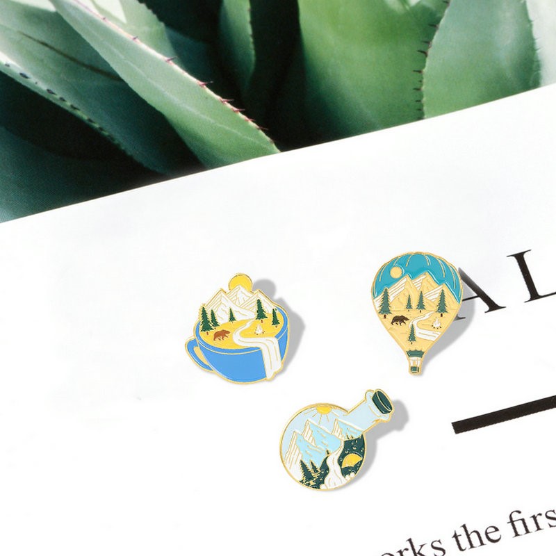 Camping Adventure Enamel Pins  - Outdoor Planting Bag のレビューと価格
