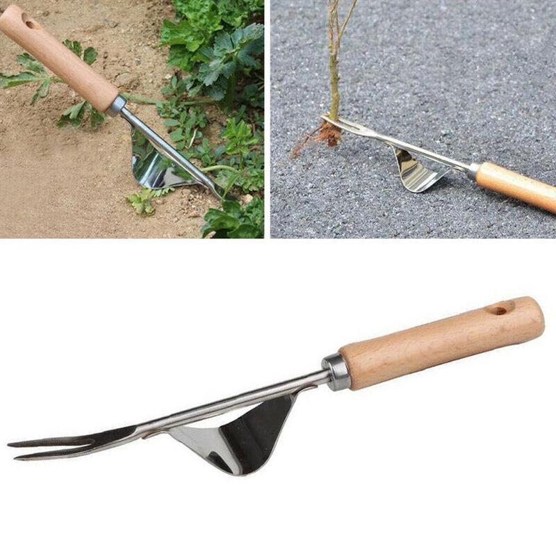 Steel Root Extractor Wooden Ha - Gardening Tools To Remove Weeds のレビューと価格