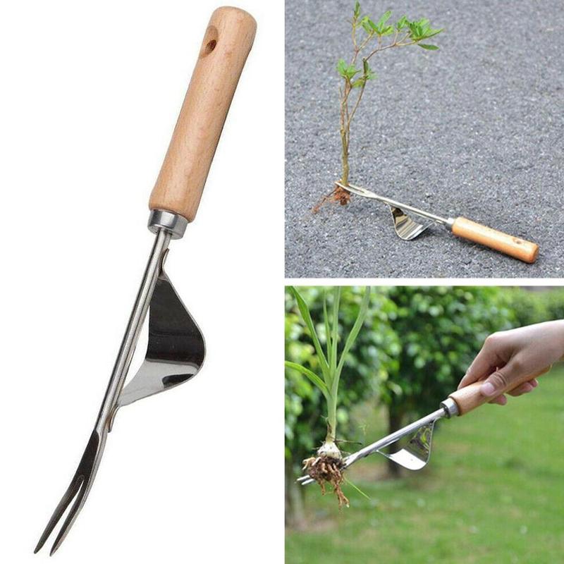 Steel Root Extractor Wooden Ha - Gardening Tools To Remove Weeds のレビューと価格
