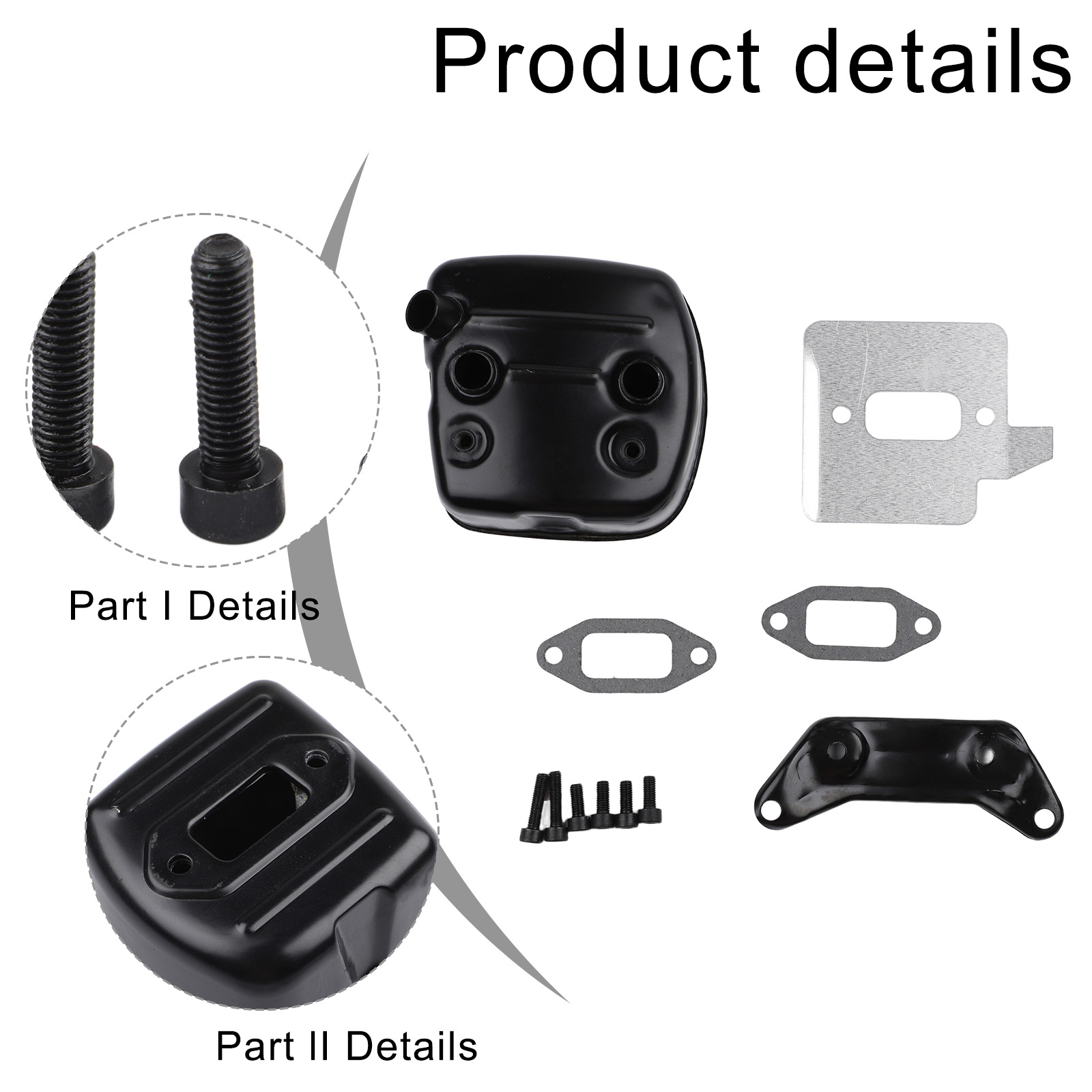 Chainsaw Exhaust Muffler Brack - Gardening Tools Kit For Sale のレビューと価格