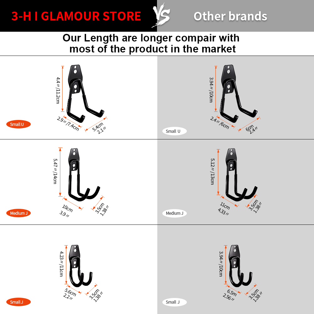Heavy Duty Metal Hook Garage O - Gardening Tools Organizer のレビューと価格