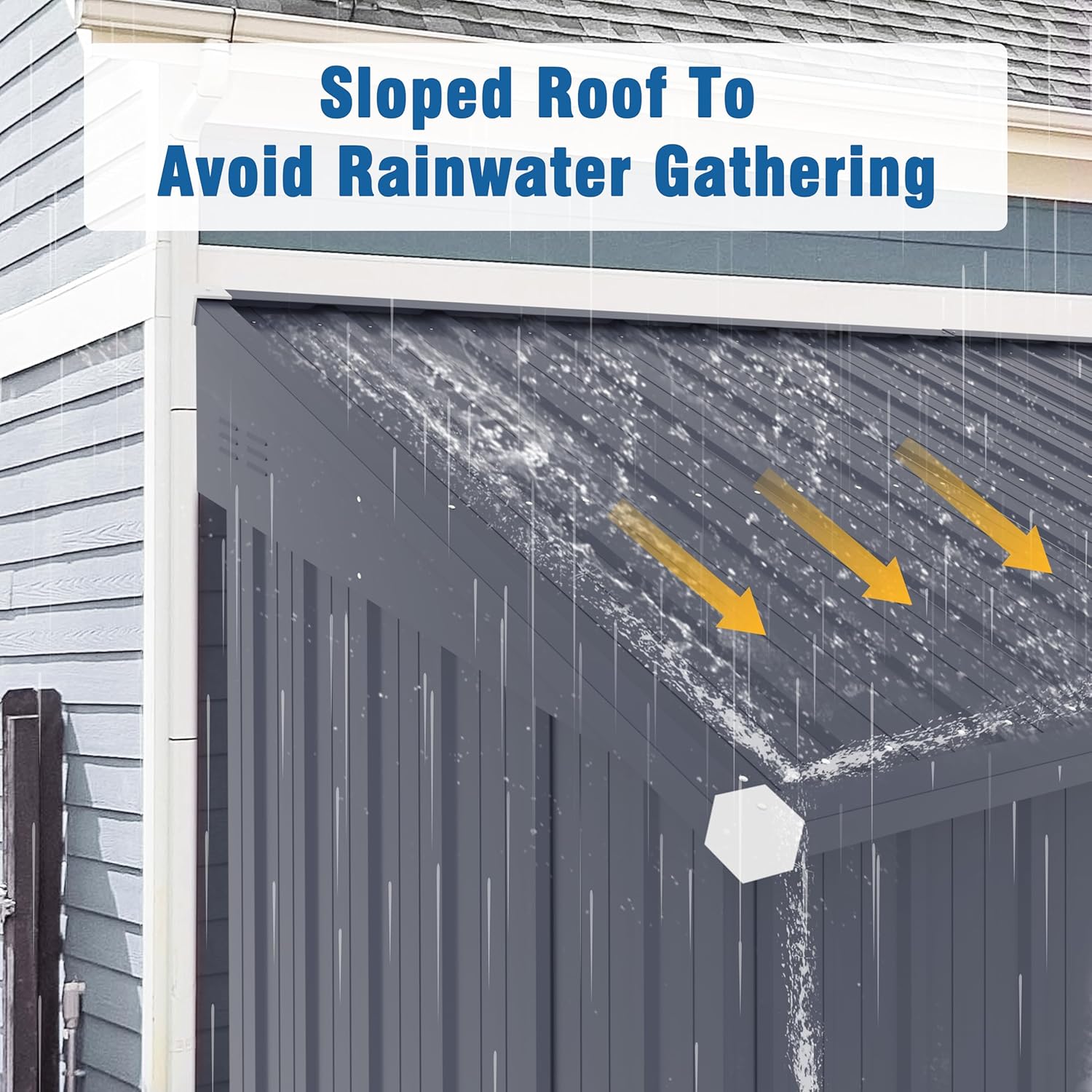 4x6FT Metal Outdoor Storage Sh - Gardening Tool のレビューと価格