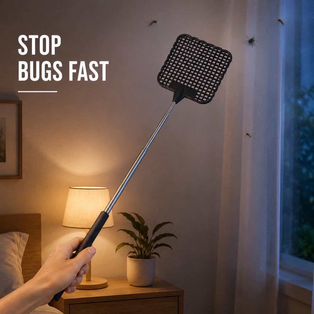Black Fly Swatter 1/2/5 Pack S - Gardening Tools And Uses のレビューと価格