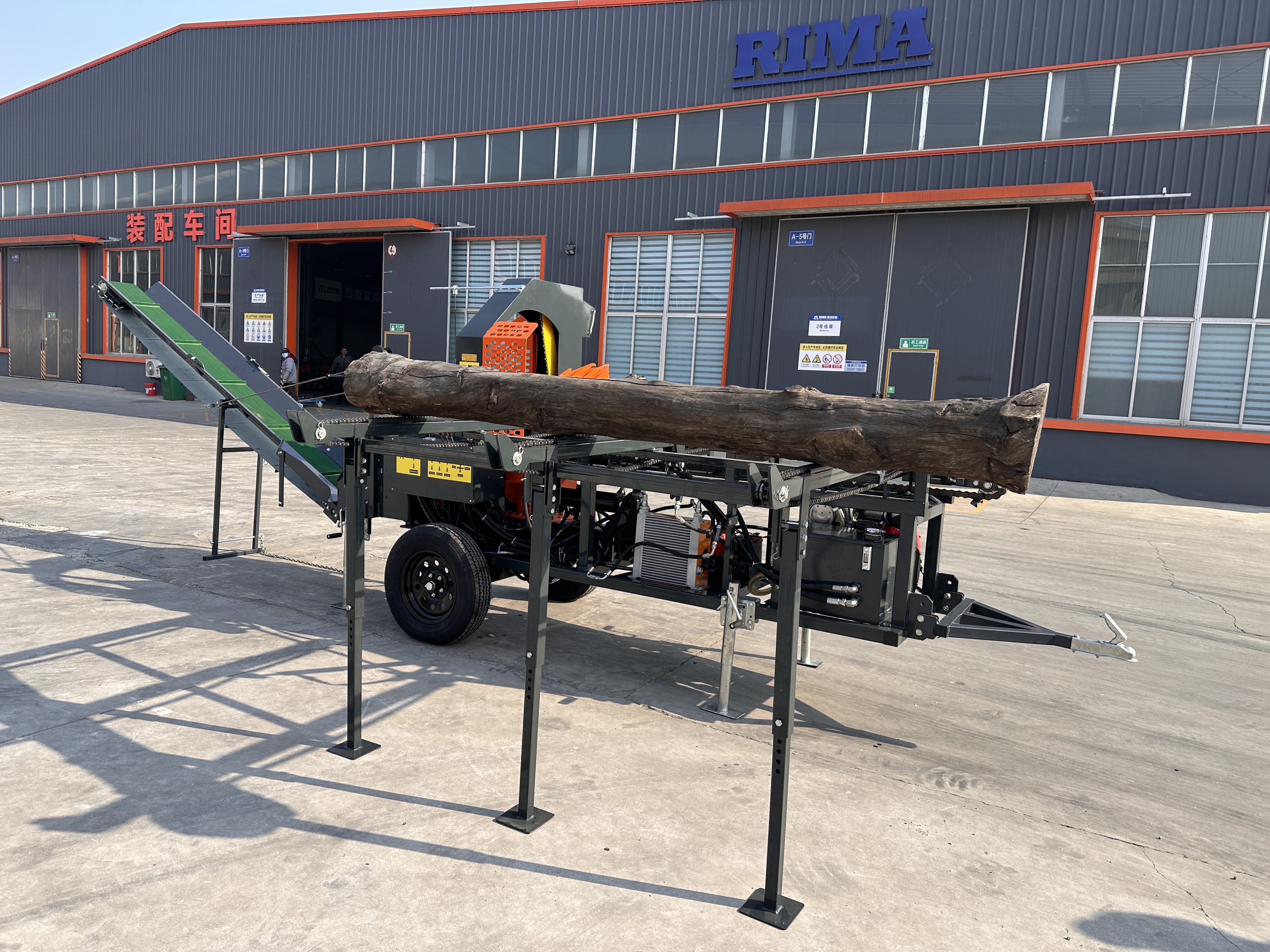 Mobile Powered Firewood Proces - Gardening Tools Video のレビューと価格