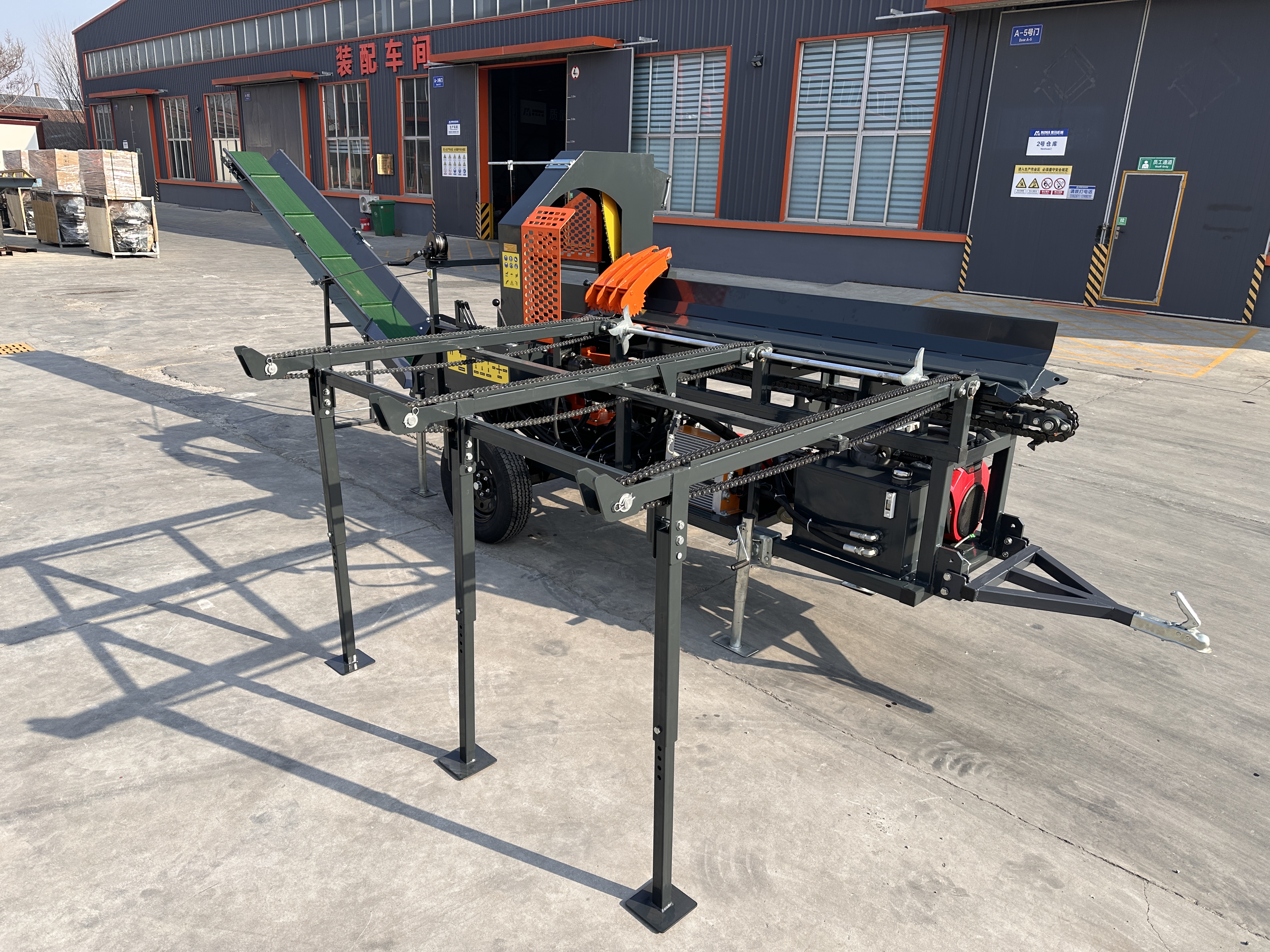 Mobile Powered Firewood Proces - Gardening Tools Video のレビューと価格