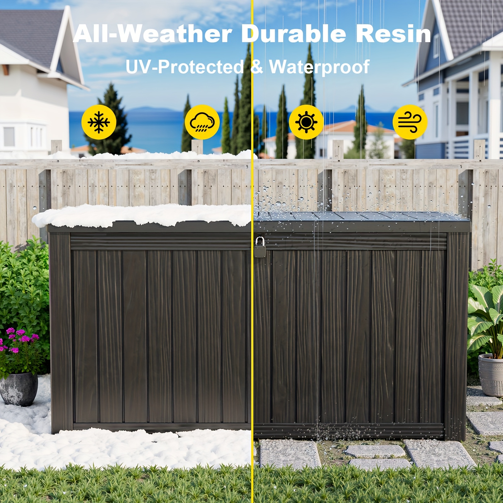 161 Gallon Deck Box, Indoor An - Gardening Tools And Uses のレビューと価格