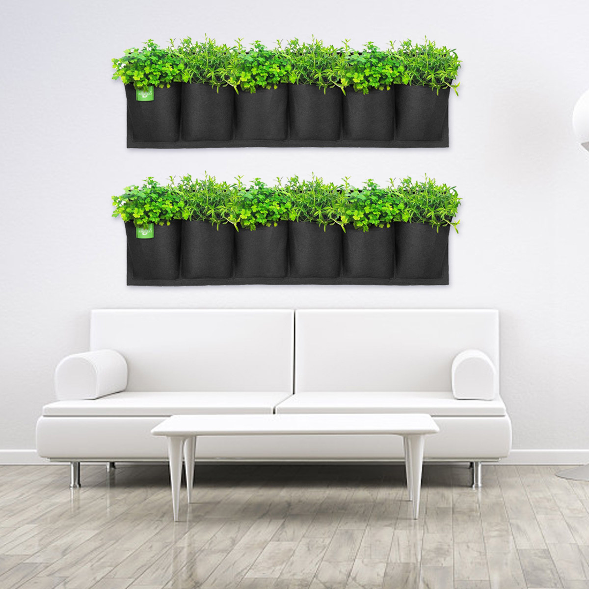 6 Pockets Wall Hanging Plant B - Grow Bags のレビューと価格