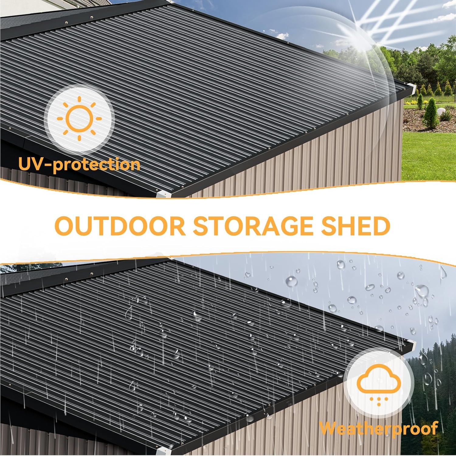 10 x 12FT Outdoor Storage Shed - Gardening Tool のレビューと価格