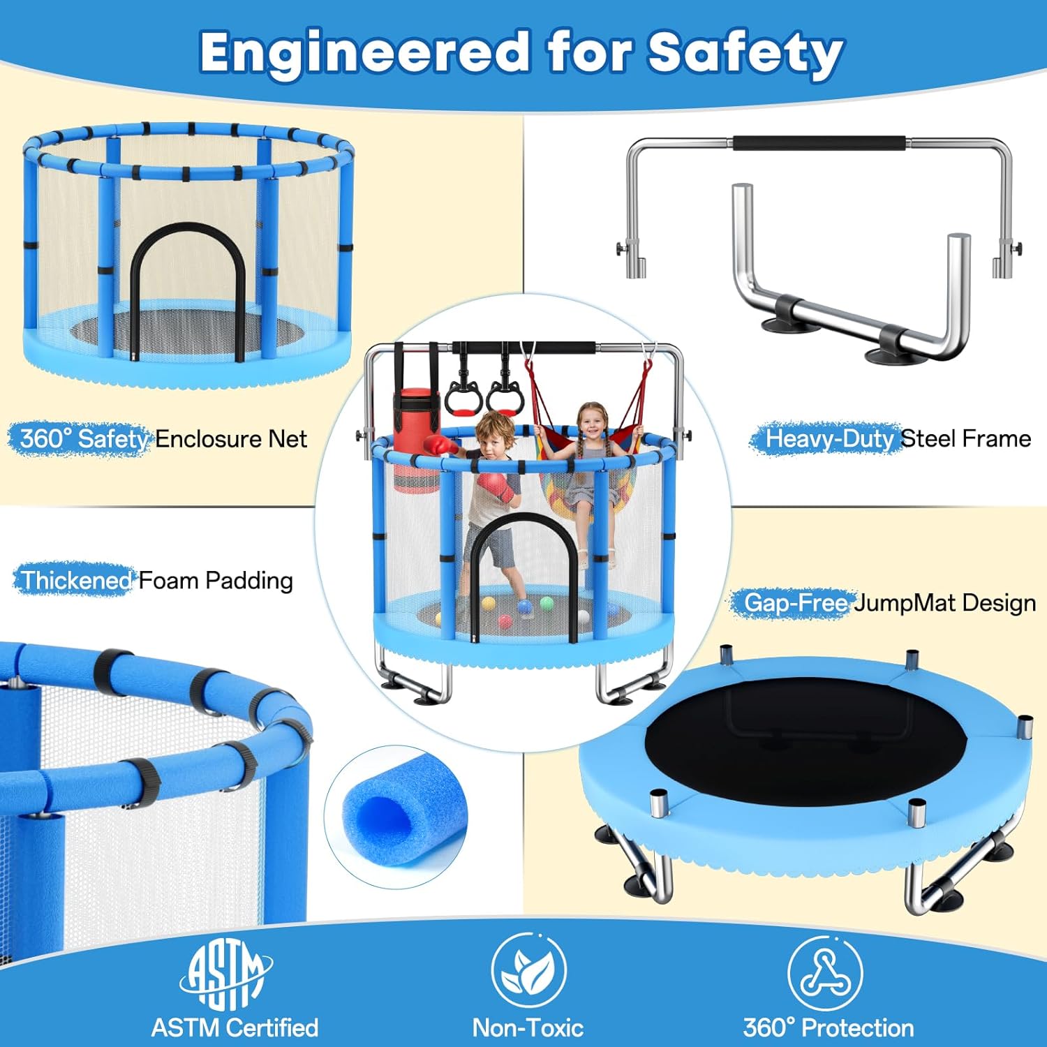 Toddler Trampoline,Trampoline  - Gardening Tool のレビューと価格