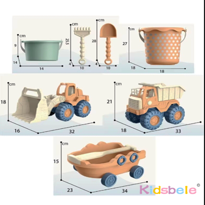 Beach Play Toys Children Porta - Gardening Tools Kids Set のレビューと価格