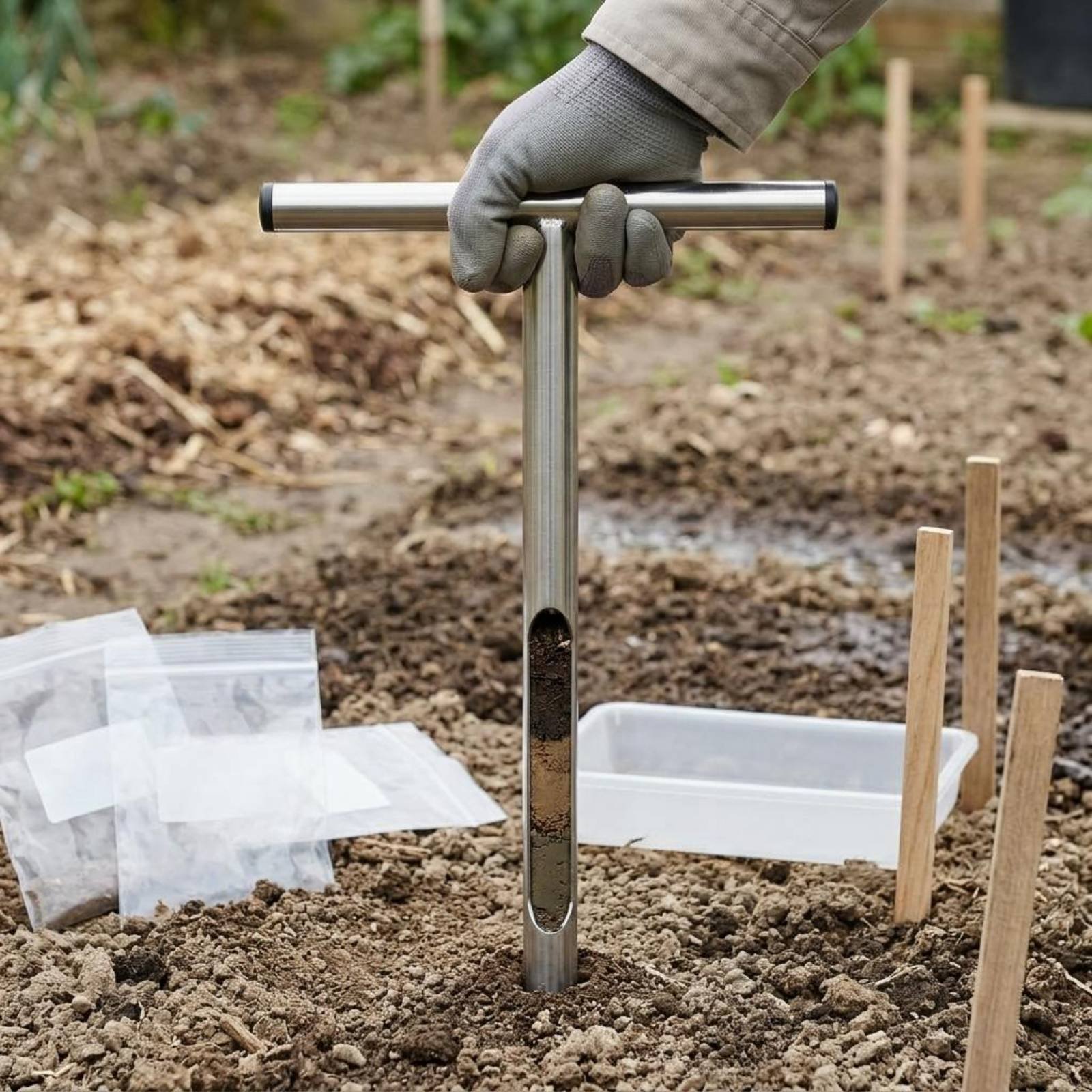 Stainless Steel Soil Sampler E - Gardening Tools And Uses のレビューと価格