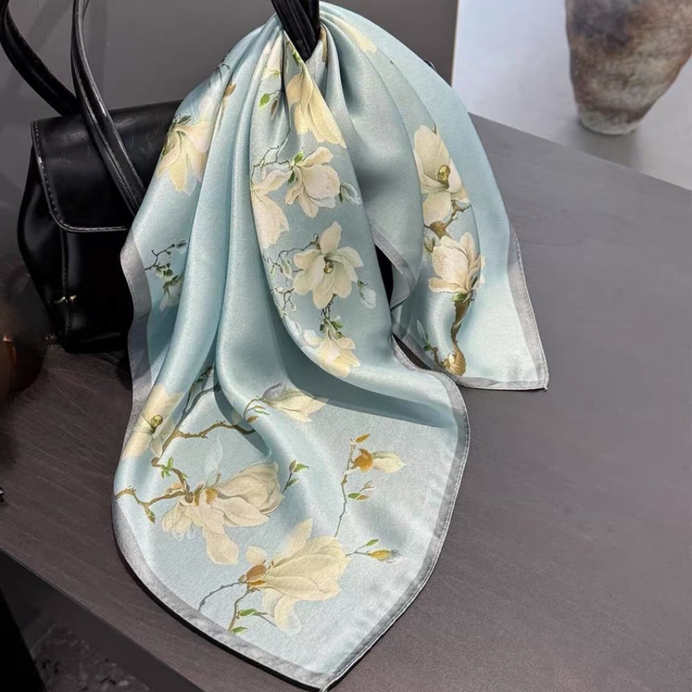 52cm Cashew Flower Silk Scarf  - Outdoor Planting Bag のレビューと価格