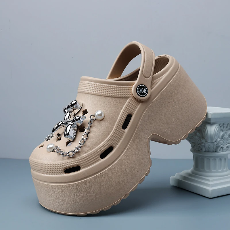 New Women's Silver Platform Cl - Gardening Tools For Women のレビューと価格