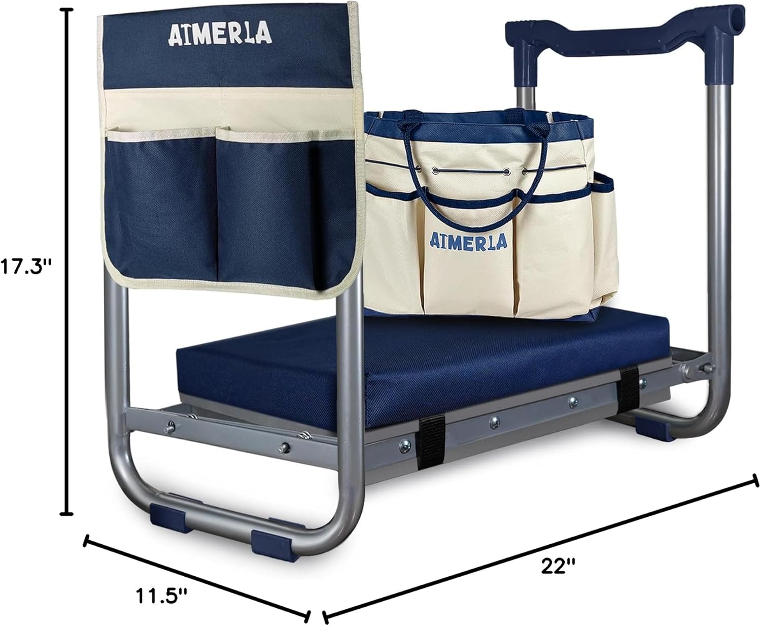 Foldable Kneeler Seat with Det - Gardening Tools And Uses のレビューと価格