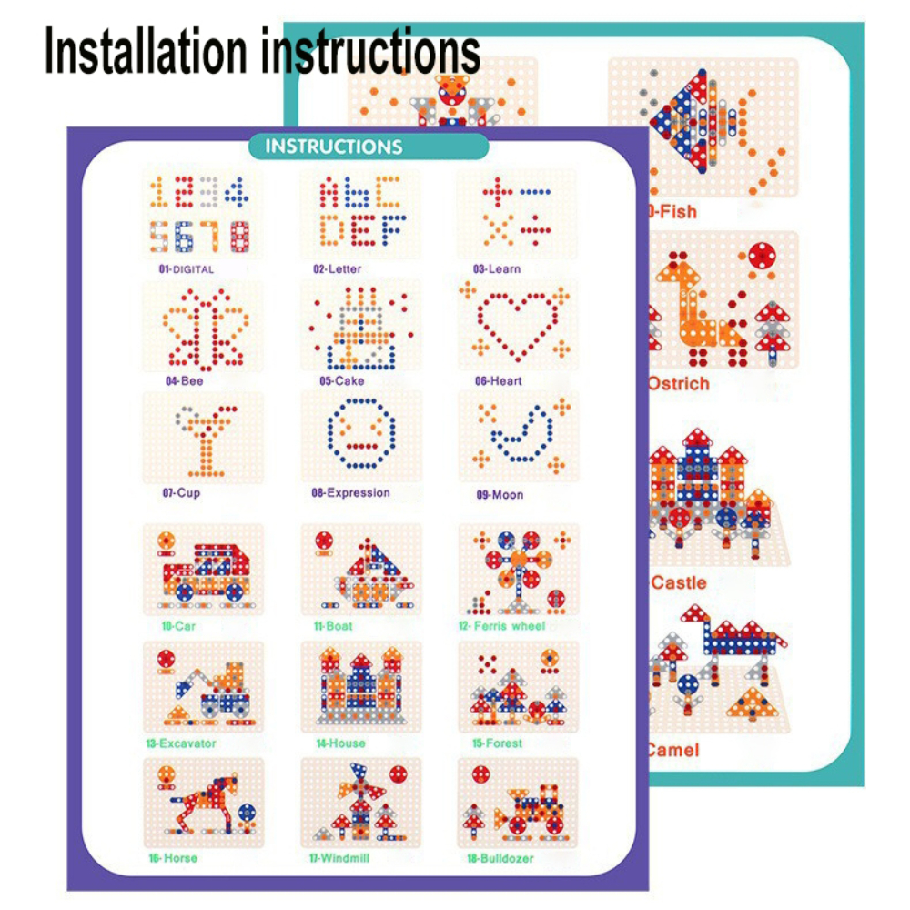450Pcs Kids STEM Drill Set Cre - Gardening Tools Kids Set のレビューと価格