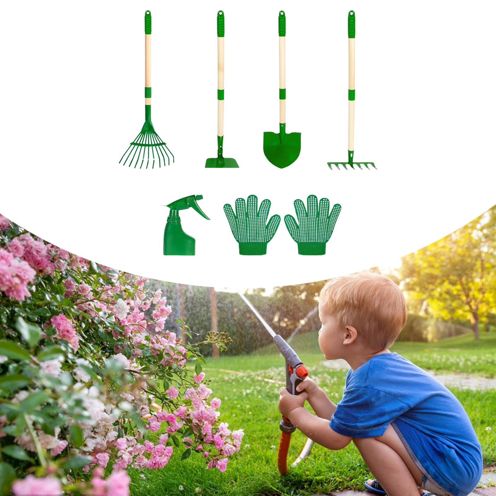 6 Pieces Kids Gardening Tools  - Gardening Tools Kids Set のレビューと価格