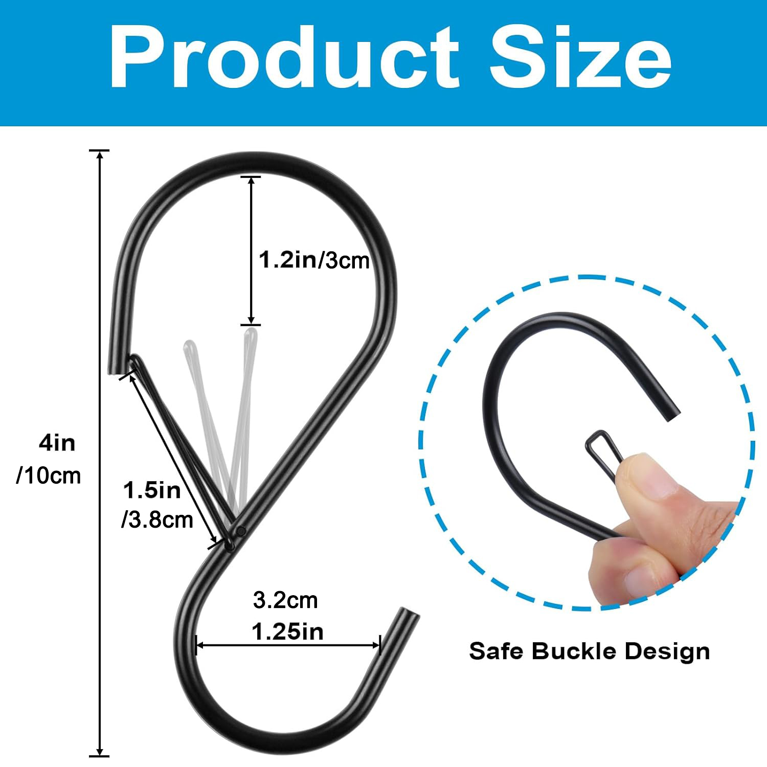 2/4/8Pcs 4Inch S Hooks for Han - Outdoor Planting Bag のレビューと価格