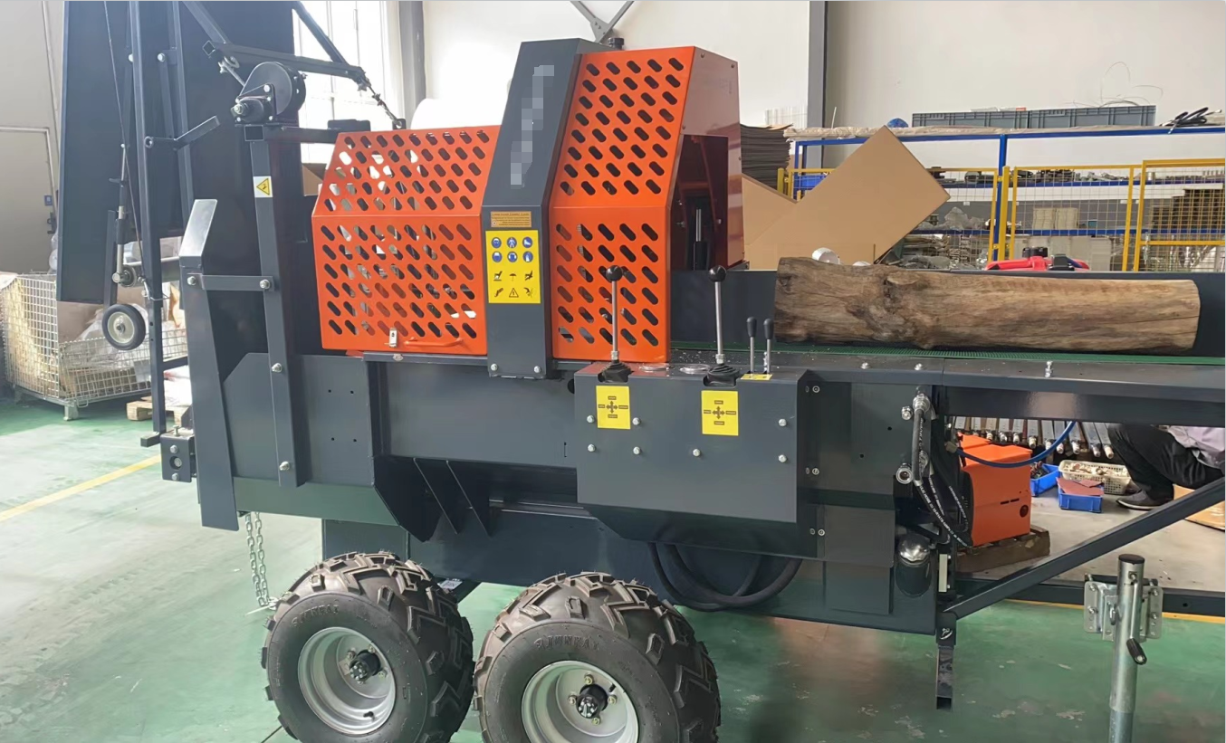 30 Ton Hydraulic Firewood Proc - Gardening Tools Video のレビューと価格