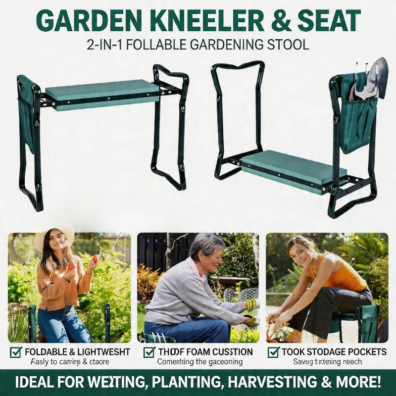 Hot Sale 2-in-1 Folding Garden - Gardening Tools Kit For Sale のレビューと価格