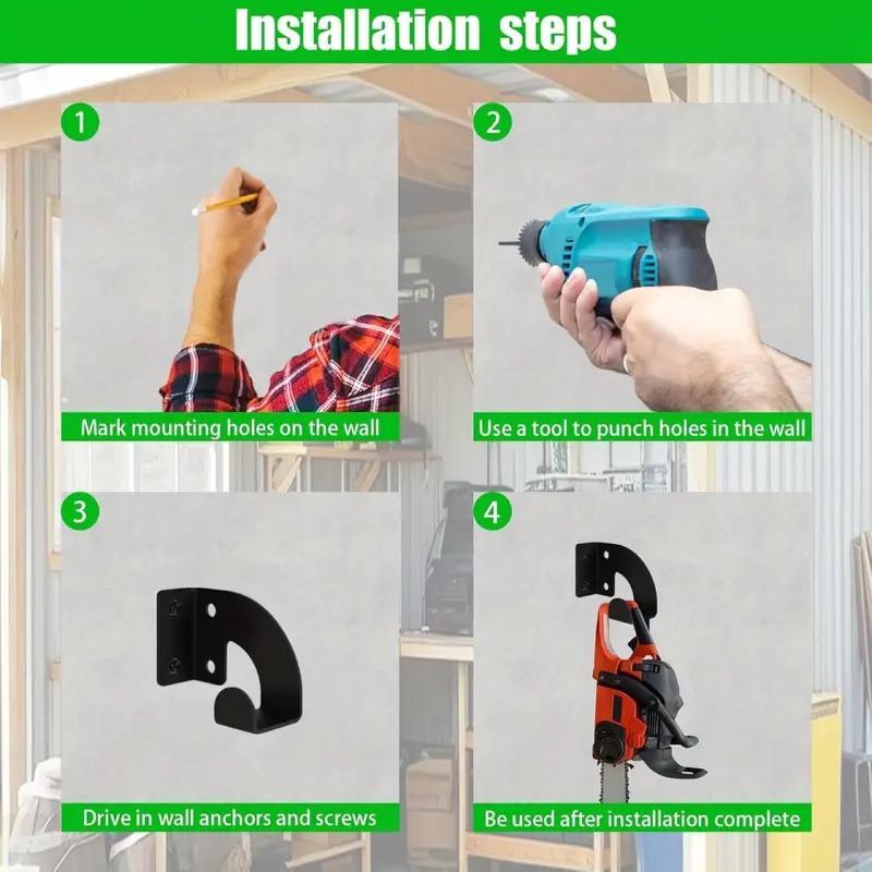 Chainsaw Wall Mount Heavy Duty - Gardening Tools Organizer のレビューと価格
