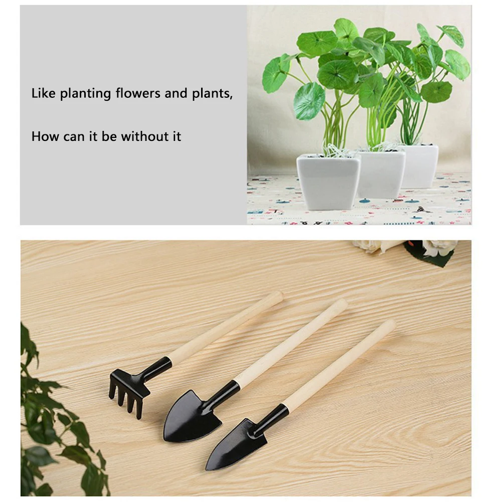 3pcs/set Mini Gardening Tools  - Gardening Tools Kids Set のレビューと価格