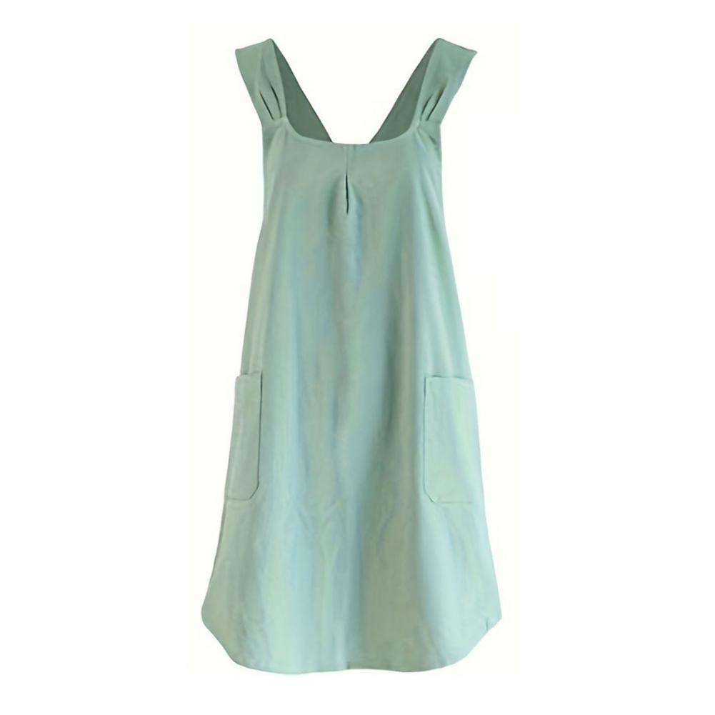 Cotton Linen Cross Back Apron  - Gardening Tools For Women のレビューと価格
