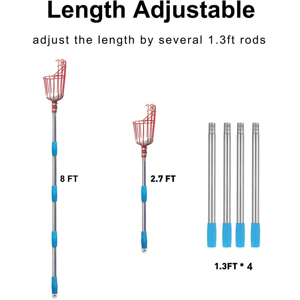 260cm fruit picker, adjustable - Gardening Tools Organizer のレビューと価格
