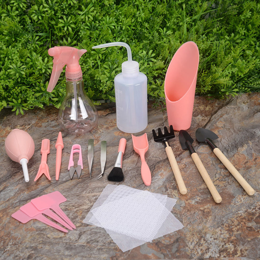 # Hot Sales 16 Piece Mini Pink - Gardening Tools Kit For Sale のレビューと価格